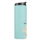Fun Labrador Retriever Thermal Tumbler Thermosbeker (Gedraaid links)