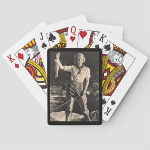 Fun lady Vist van reiscamper speelgoedspelletjes Pokerkaarten