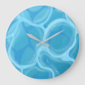 fun lake theme clock grote klok (Voorkant)