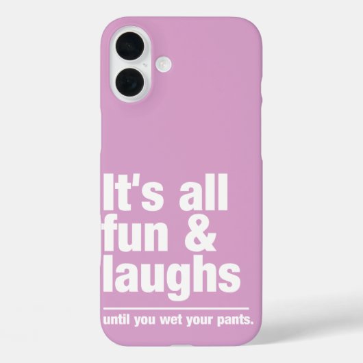 FUN & LAUGHS aangepaste kleur iPhone case-mate Case (Achterkant)
