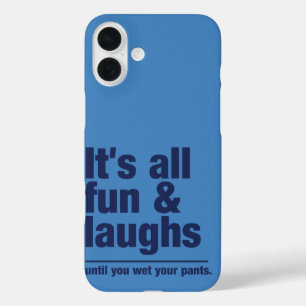 FUN & LAUGHS aangepaste kleur iPhone case-mate 16 Plus Hoesje