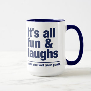 FUN & LAUGHS-mok - kies stijl en kleur Mok
