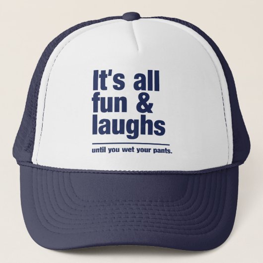FUN & LAUGHS-pet - kies kleur Trucker Pet (Voorkant)