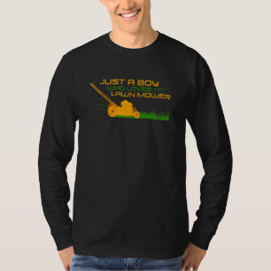 Fun Lawn Mower Grass Cutting Dad Mannen Boys Lands T-shirt