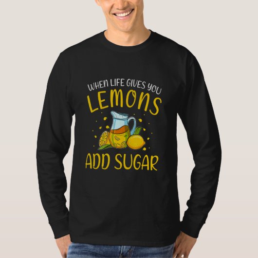 Fun Lemon Juice Kinder Drink Citrus Lemonade Stand T-shirt (Voorkant)