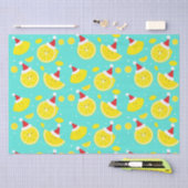 Fun Lemons Santa Hats Kerstmis Tissuepapier (Craft)