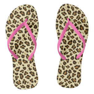 Fun Leopard Print Teenslippers