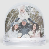 Fun Let it Snow Photo Snow Globe Sneeuwbol (Achterkant)