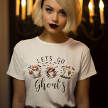 Fun Lets Go beroemd gemaakt door Halloween T-shirt<br><div class="desc">Maak je klaar voor het ultieme Halloween feest, meiden! Introductie van onze Fun Ghouls Night bijpassende T-shirts - de perfecte aanvulling op uw spookachtige avondje uit met de meisjes. Met speelse maar vrouwelijke geesten versierd met sterren en vleermuizen in klassieke Halloween-tinten van sinaasappel en zwart, zijn deze shirten een must-have...</div>