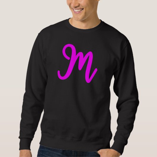 Fun Letter M Alphabet Teacher Kindergarten Trui (Voorkant)