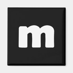 Fun Letter M Groepen Halloween Team Groepen Kostuu Magneet