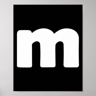 Fun Letter M Groepen Halloween Team Groepen Kostuu Poster