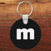 Fun Letter M Groepen Halloween Team Groepen Kostuu Sleutelhanger (Voorkant)