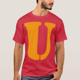 Fun Letter U Alphabet leraar Kindergarten Premium T-shirt