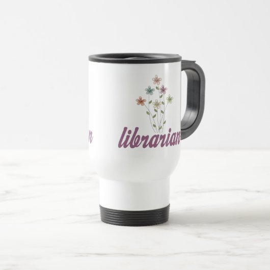 Fun Librarian Reisbeker (Voorkant rechts)