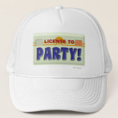 Fun-licentie voor party Good Time Slogan Trucker Pet (Voorkant)