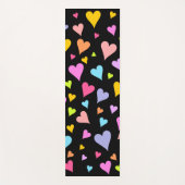 Fun, liefdevol, kleurrijk Hearts Pattern Yoga Mat (Voorkant)