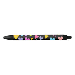 Fun, liefdevol, kleurrijke pen van het patroon