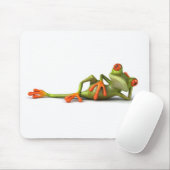 Fun liegende kikker! muismat (Met muis)