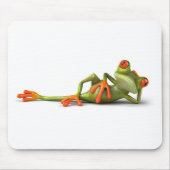 Fun liegende kikker! muismat (Voorkant)
