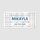 Fun Lijsten Optician Name Tag (Voorkant)