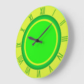 Fun Limoen en Lemon met Romeinse cijfers Grote Klok (Hoek)