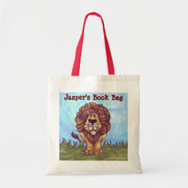 Fun Lion Personalized Book Bag Tote Bag