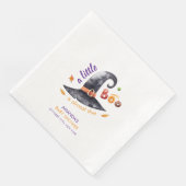 Fun Little Boo Witch Hat Fall Baby Shower Servet (Hoek)