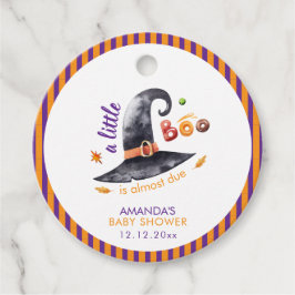 Fun Little Boo Witch Pet Herfst Baby shower Bedankjes Labels