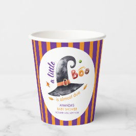 Fun Little Boo Witch Pet Herfst Baby shower Papieren Bekers