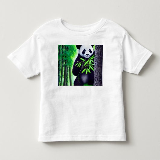 Fun Little Panda Beer Kinder Shirts (Voorkant)
