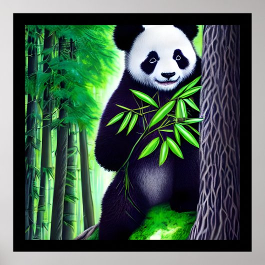 Fun Little Panda Beer Poster (Voorkant)