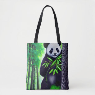 Fun Little Panda Beer Tote Bag