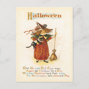 Fun Little Witch  Briefkaart