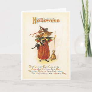 Fun Little Witch  Card Kaart
