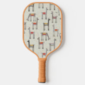Fun Llama Alpaca Pickleball Paddle (Achterkant)