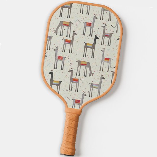 Fun Llama Alpaca Pickleball Paddle