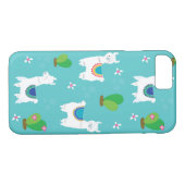 Fun Llama en Cactus Case-Mate iPhone Case (Achterkant (Horizontaal))