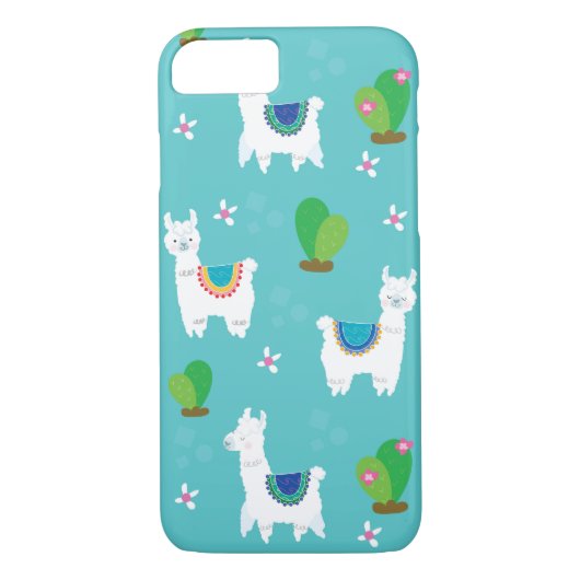 Fun Llama en Cactus Case-Mate iPhone Case (Achterkant)