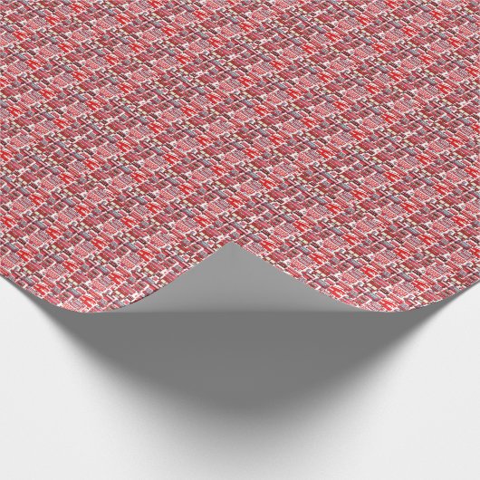 Fun London Buses - Coronation - Cadeaupapier (Hoek)