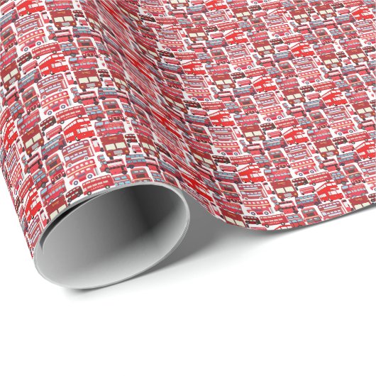 Fun London Buses - Coronation - Cadeaupapier (Rol Hoek)