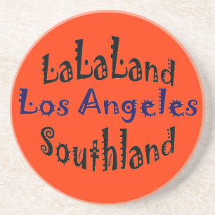 Fun Los Angeles Onderzetter! Zandsteen Onderzetter