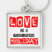 Fun Love is een Jaar-Ronde Vakdag Sleutelhanger (Voorkant)