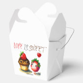 Fun Love is Sweet Wedding Bedankdoosjes (Geopend)