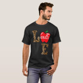 Fun Love Second Grade Squad First Day Of School Ki T-shirt (Voorkant volledig)