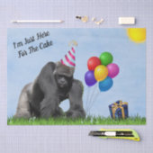 Fun Loving Birthday Gorilla - Tissue Paper Tissuepapier (Craft)
