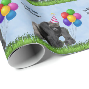 Fun Loving Birthday Gorilla - Verpakking Papier Ro