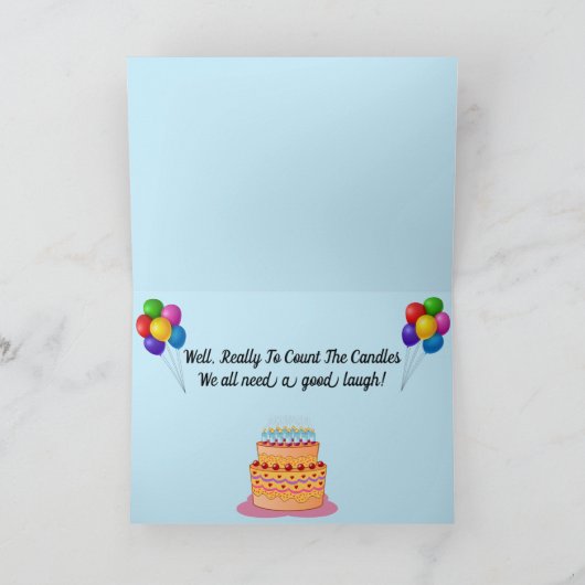 Fun Loving Gorilla Verjaardag Kaart (Binnen)