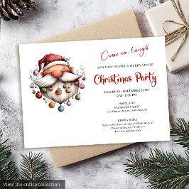 Fun-Loving Santa Claus Playful Holiday Party  Kaart
