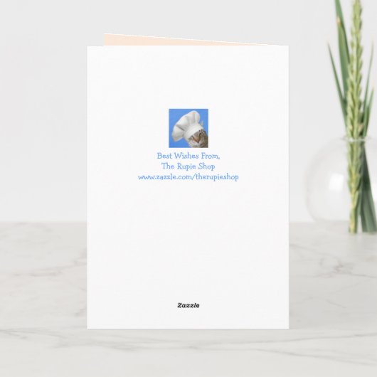 Fun Loving Scottish Highland Steer Birthday Kaart (Achterkant)